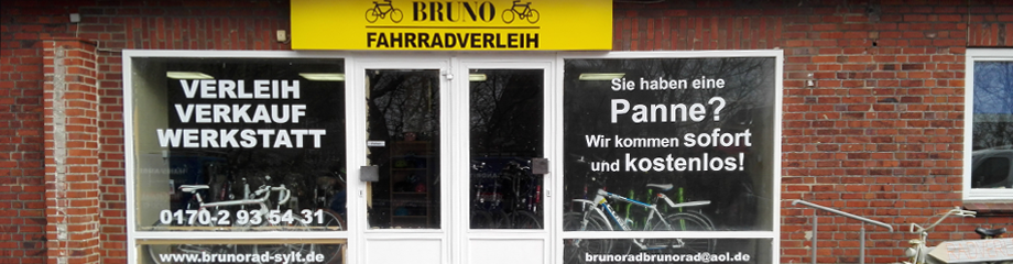 Bruno Fahrradverleih auf Sylt