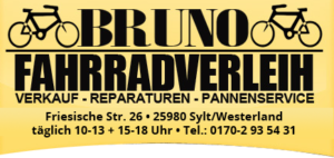 Logo Bruno Fahradverleih Sylt